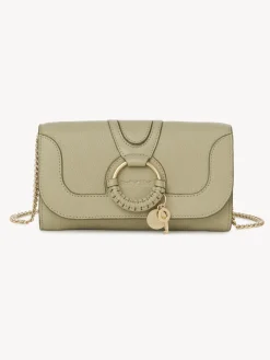 Portefeuilles Longs-Chloé Portefeuille Chaine Hana Pottery Green