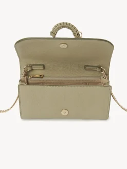 Portefeuilles Longs-Chloé Portefeuille Chaine Hana Pottery Green