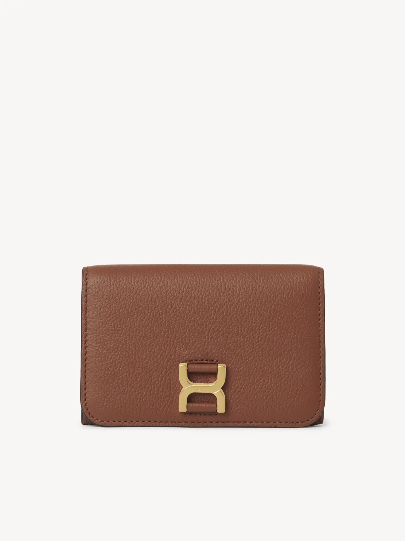 Portefeuilles Compacts-Chloé Portefeuille Compact A Rabat Marcie Tan