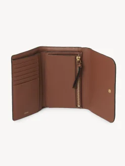 Portefeuilles Compacts-Chloé Portefeuille Compact A Rabat Marcie Tan