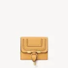 Portefeuilles Compacts-Chloé Portefeuille Compact A Rabat Marcie Tan Apricot