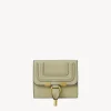 Portefeuilles Compacts-Chloé Portefeuille Compact A Rabat Marcie Faded Green