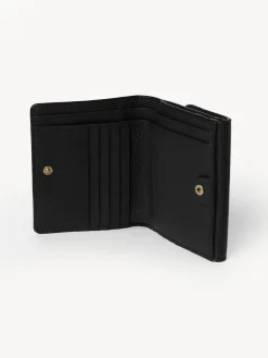 Portefeuilles Compacts-Chloé Portefeuille Compact A Rabat Marcie Noir