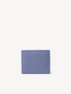 Portefeuilles Compacts-Chloé Portefeuille Compact A Rabat Marcie Graphite Navy
