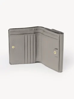 Portefeuilles Compacts-Chloé Portefeuille Compact A Rabat Marcie Cashmere Grey