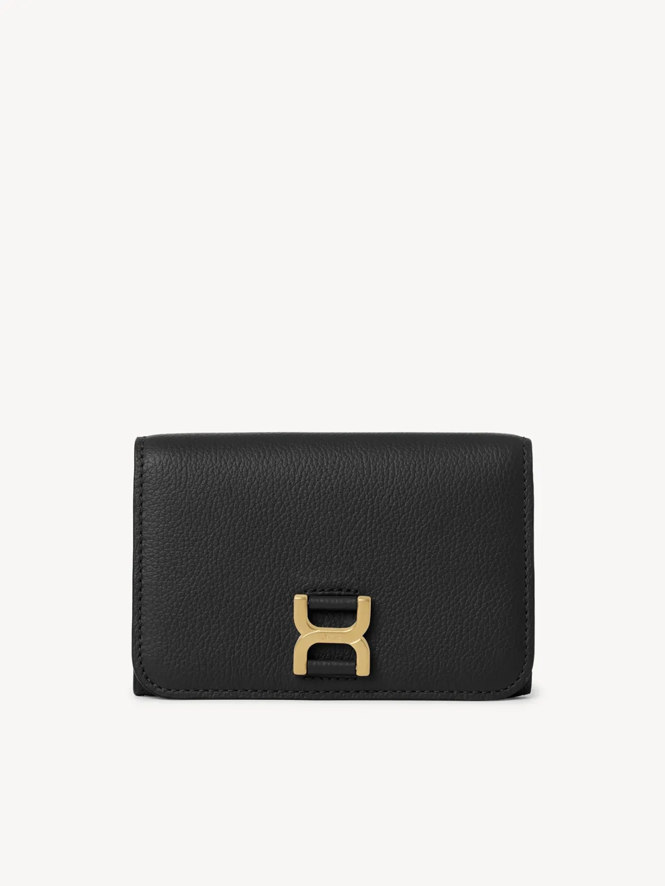 Portefeuilles Compacts-Chloé Portefeuille Compact A Rabat Marcie Noir
