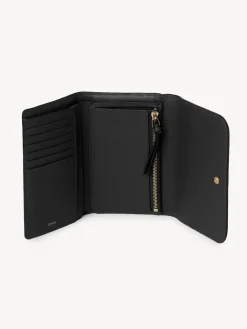 Portefeuilles Compacts-Chloé Portefeuille Compact A Rabat Marcie Noir
