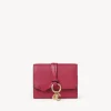 Portefeuilles Compacts-Chloé Portefeuille Compact A Trois Volets Alphabet Fizzy Pink