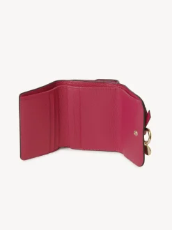 Portefeuilles Compacts-Chloé Portefeuille Compact A Trois Volets Alphabet Fizzy Pink