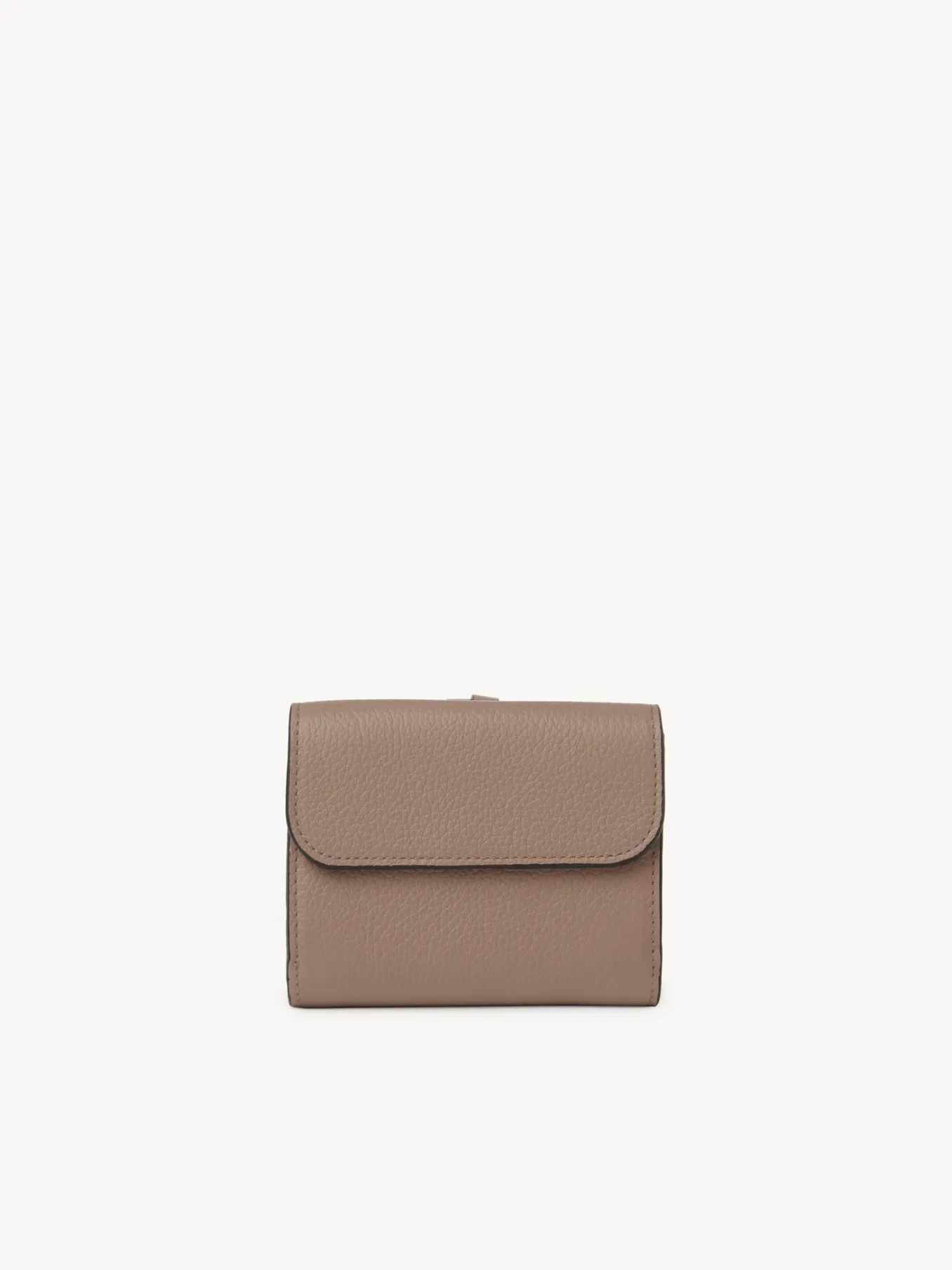 Portefeuilles Compacts-Chloé Portefeuille Compact A Trois Volets Alphabet Woodrose