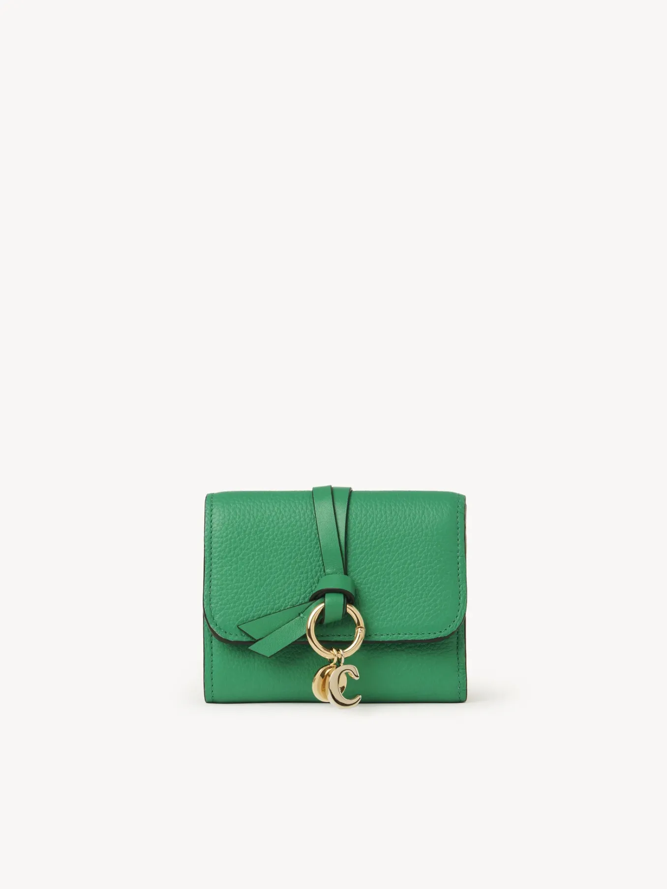 Portefeuilles Compacts-Chloé Portefeuille Compact A Trois Volets Alphabet Pop Green