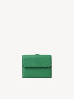 Portefeuilles Compacts-Chloé Portefeuille Compact A Trois Volets Alphabet Pop Green