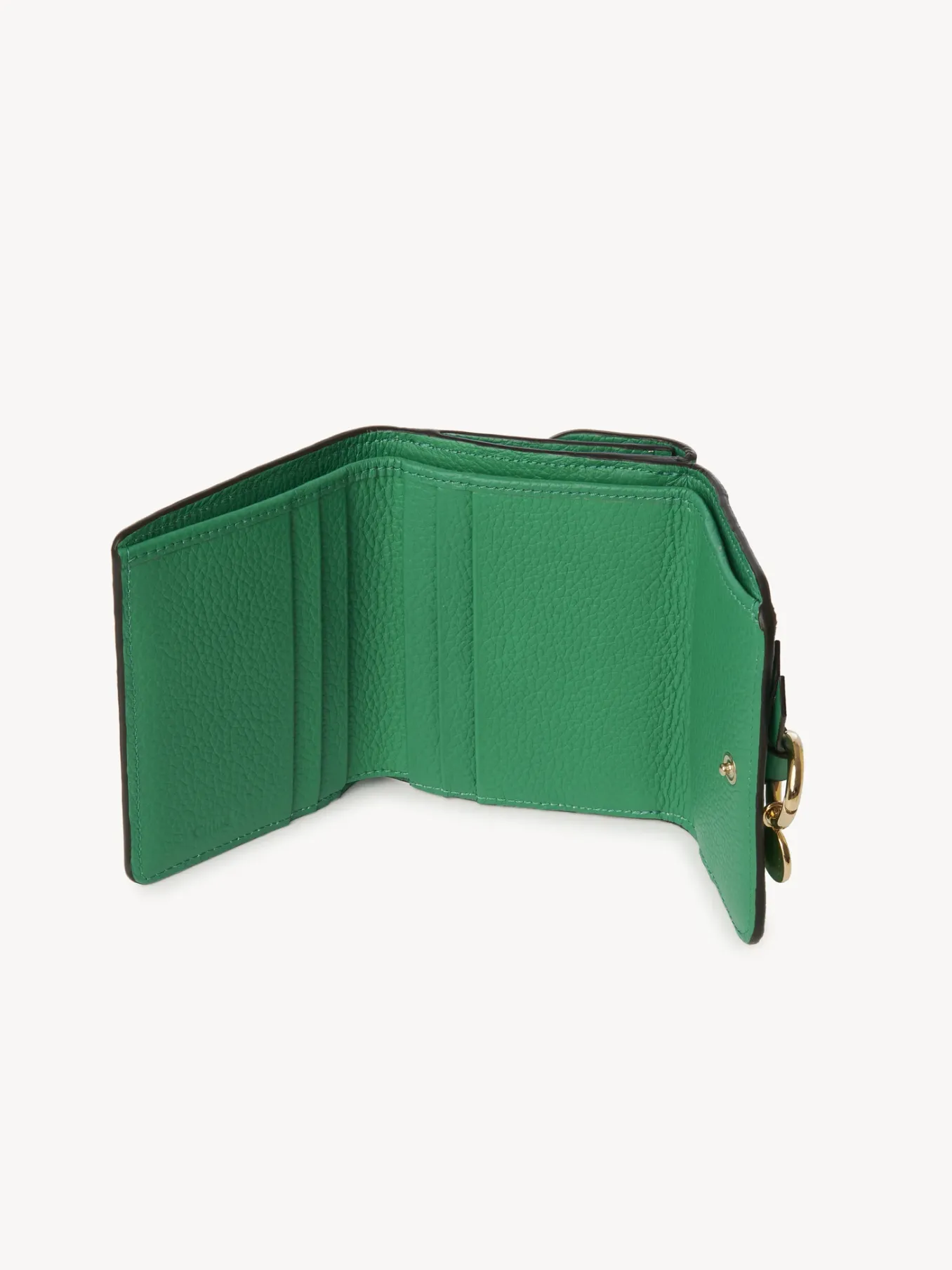 Portefeuilles Compacts-Chloé Portefeuille Compact A Trois Volets Alphabet Pop Green
