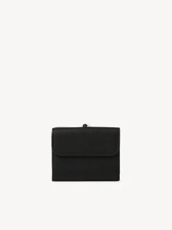 Portefeuilles Compacts-Chloé Portefeuille Compact A Trois Volets Alphabet Noir