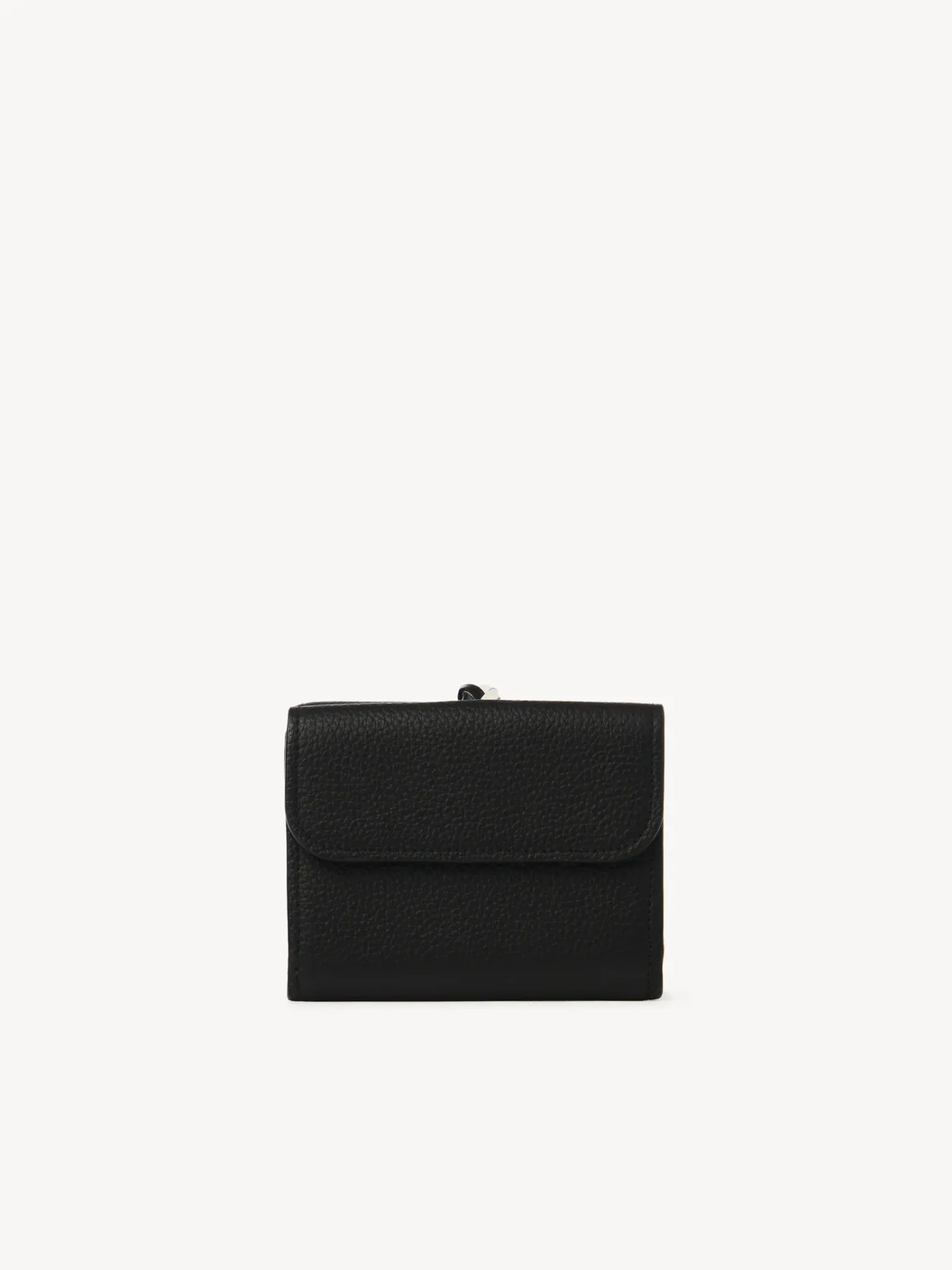 Portefeuilles Compacts-Chloé Portefeuille Compact A Trois Volets Alphabet Noir