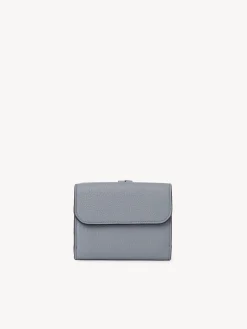 Portefeuilles Compacts-Chloé Portefeuille Compact A Trois Volets Alphabet Storm Blue