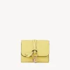 Portefeuilles Compacts-Chloé Portefeuille Compact A Trois Volets Alphabet Daffodil Yellow