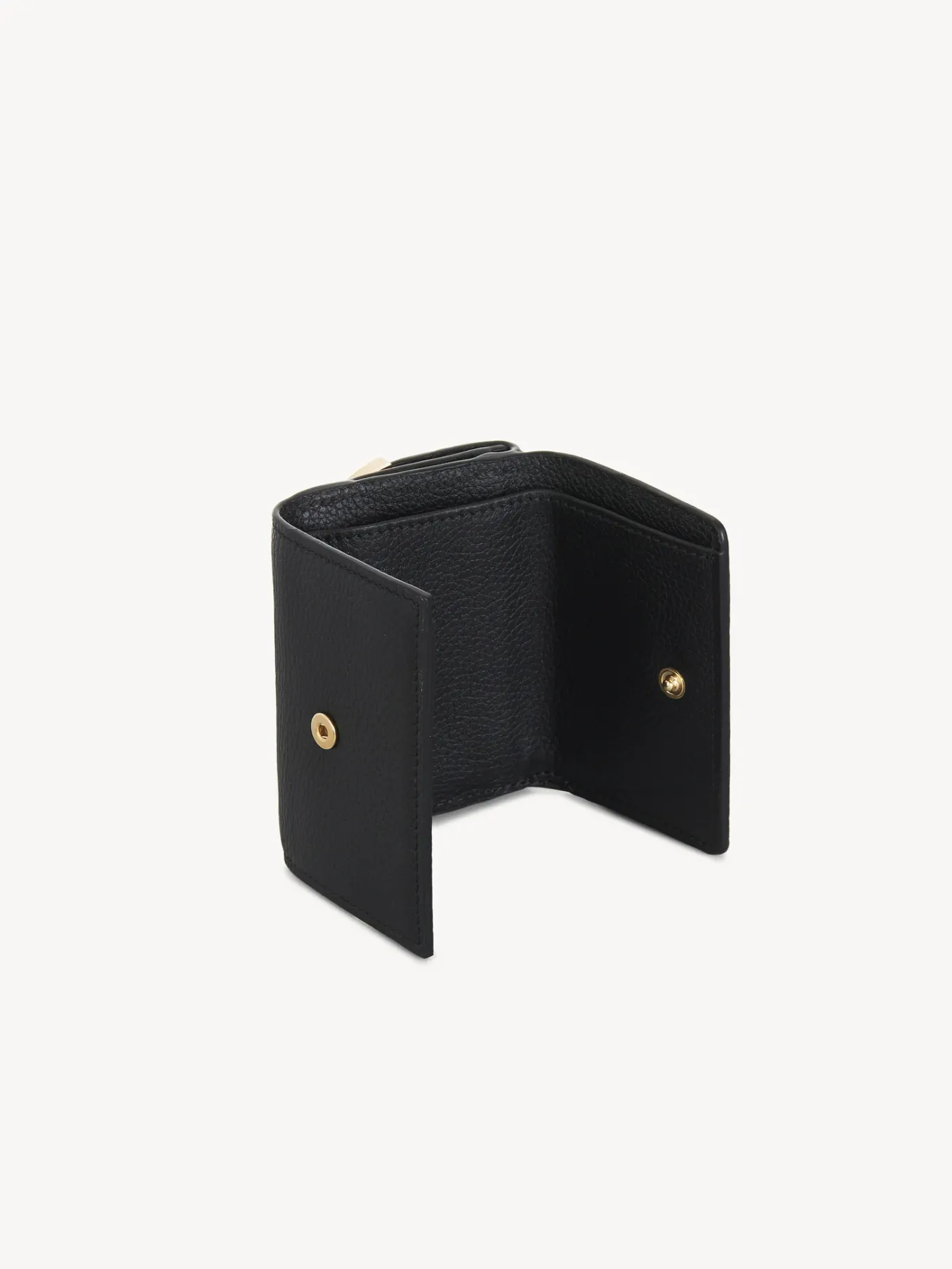 Portefeuilles Compacts-Chloé Portefeuille Compact A Trois Volets Lizzie Noir