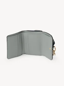 Portefeuilles Compacts-Chloé Portefeuille Compact A Trois Volets Alphabet Green - Blue 1