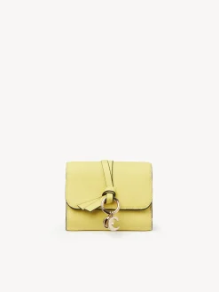 Portefeuilles Compacts-Chloé Portefeuille Compact A Trois Volets Alphabet Truly Yellow