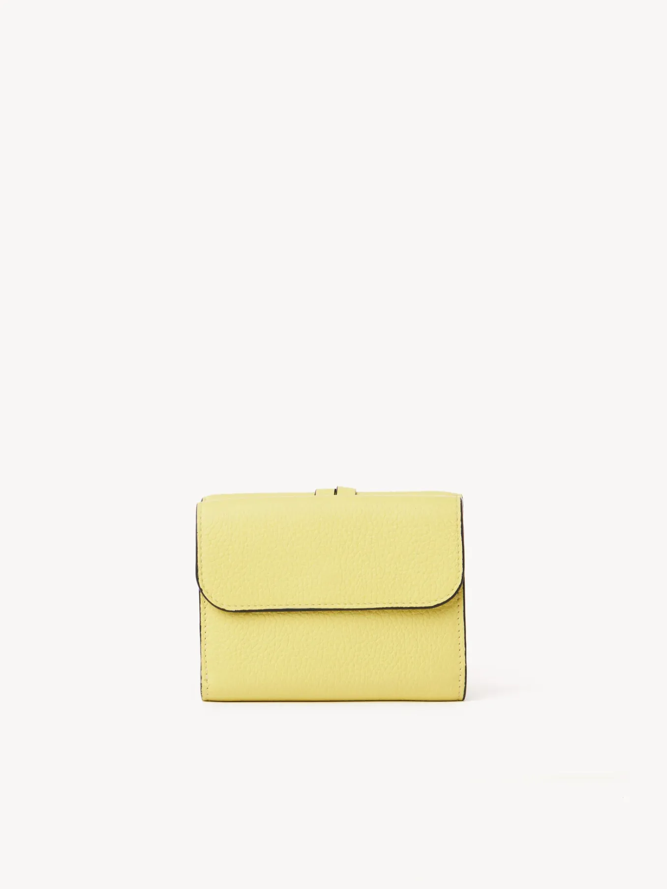 Portefeuilles Compacts-Chloé Portefeuille Compact A Trois Volets Alphabet Truly Yellow