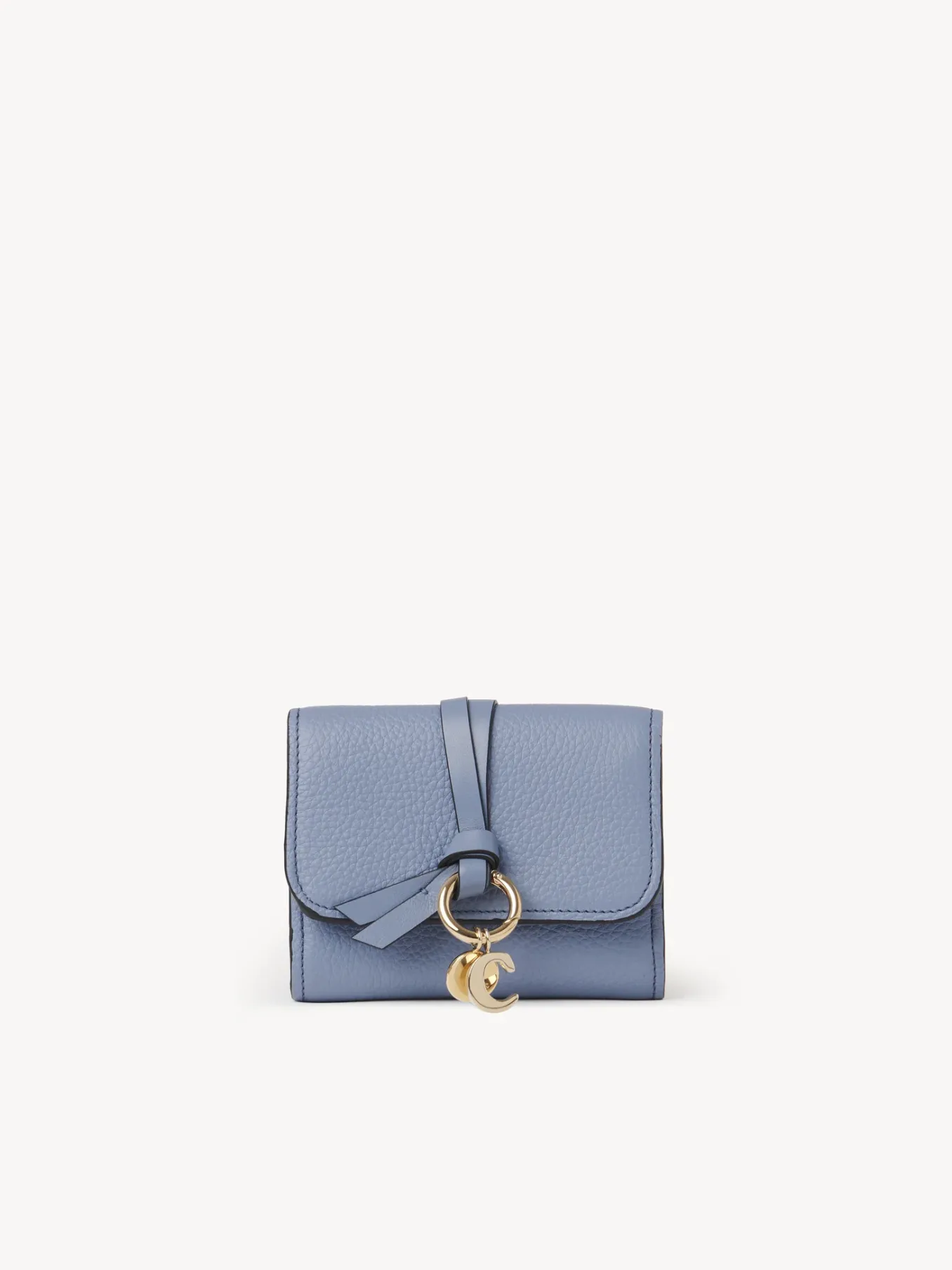 Portefeuilles Compacts-Chloé Portefeuille Compact A Trois Volets Alphabet Shady Cobalt