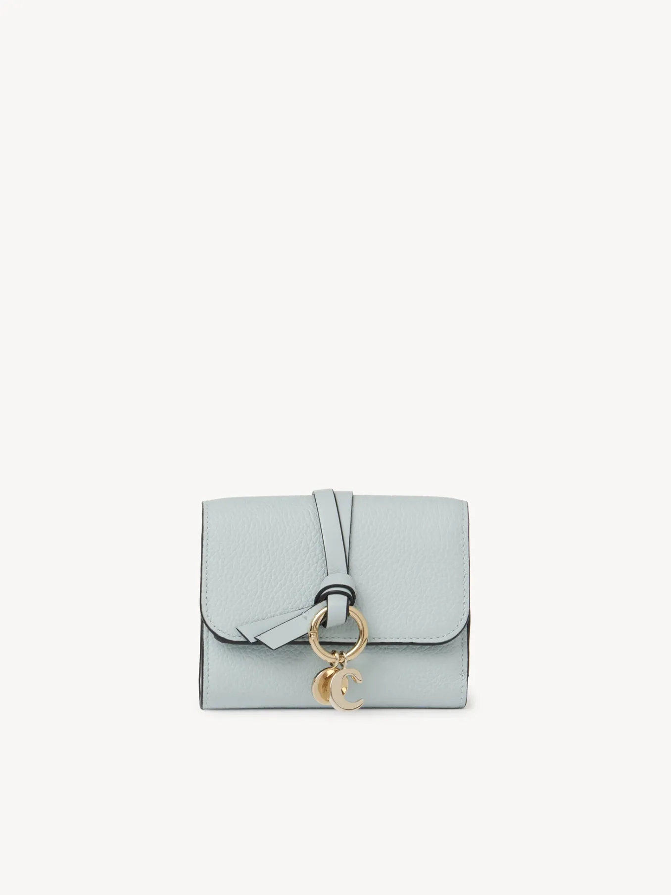 Portefeuilles Compacts-Chloé Portefeuille Compact A Trois Volets Alphabet Icy Blue
