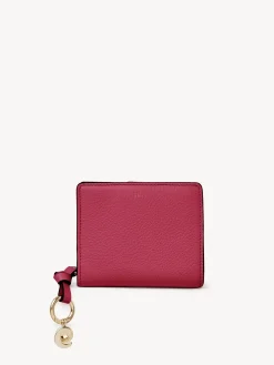 Portefeuilles Compacts-Chloé Portefeuille Compact Alphabet Fizzy Pink