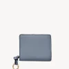 Portefeuilles Compacts-Chloé Portefeuille Compact Alphabet Storm Blue