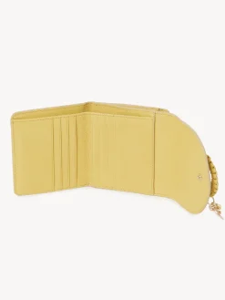 Portefeuilles Compacts-Chloé Portefeuille Compact Hana Retro Yellow