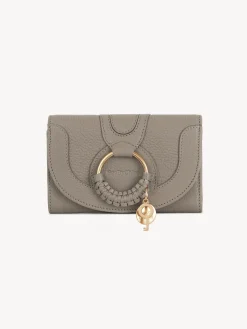 Portefeuilles Compacts-Chloé Portefeuille Compact Hana Motty Grey