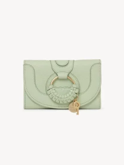 Portefeuilles Compacts-Chloé Portefeuille Compact Hana Pastel Green