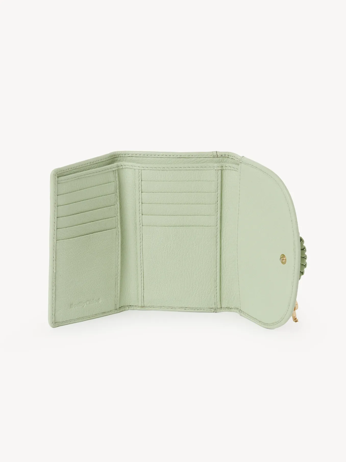 Portefeuilles Compacts-Chloé Portefeuille Compact Hana Pastel Green