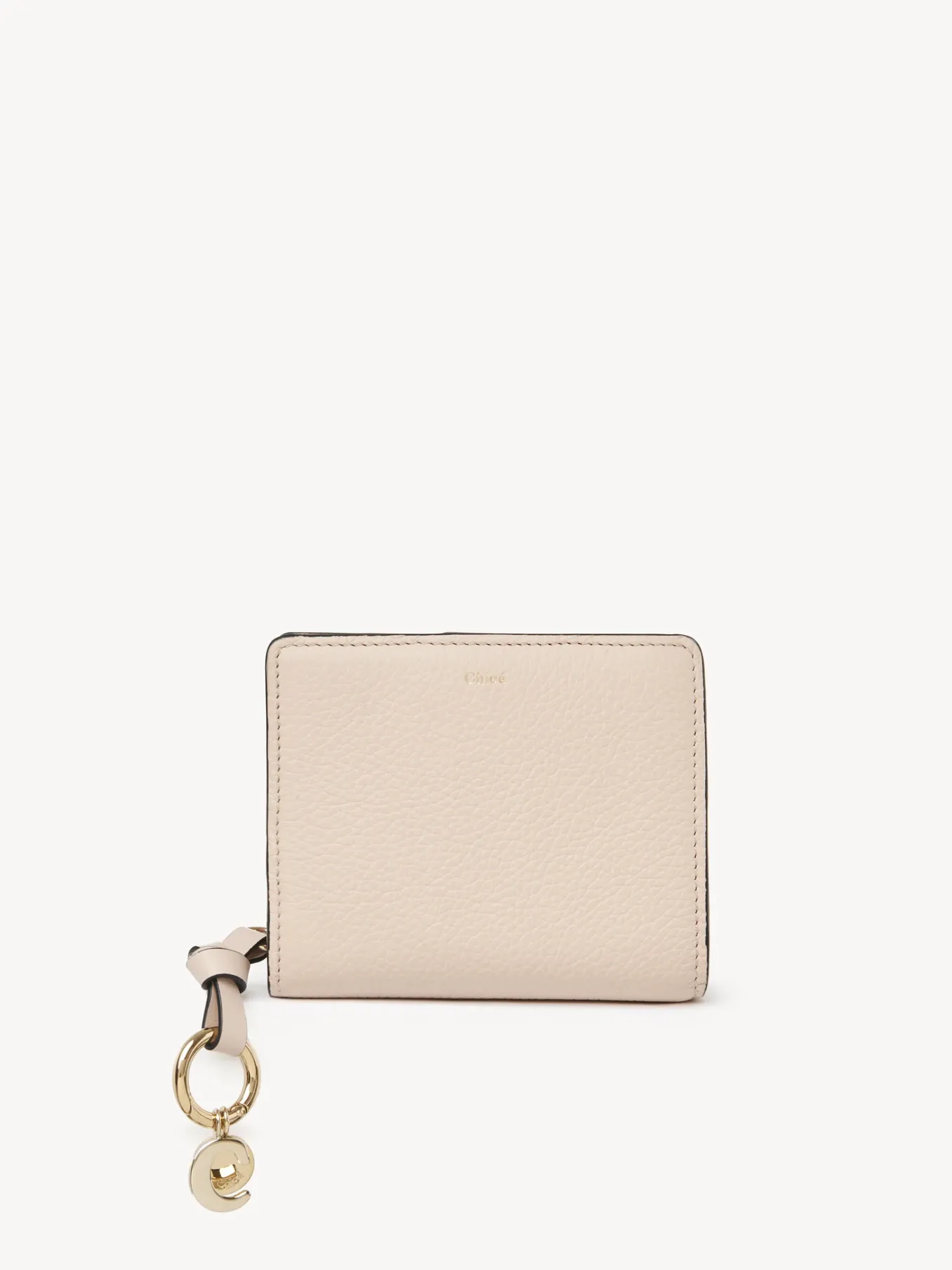 Portefeuilles Compacts-Chloé Portefeuille Compact Zippe Alphabet Cement Pink