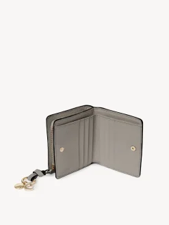Portefeuilles Compacts-Chloé Portefeuille Compact Zippe Alphabet Cashmere Grey