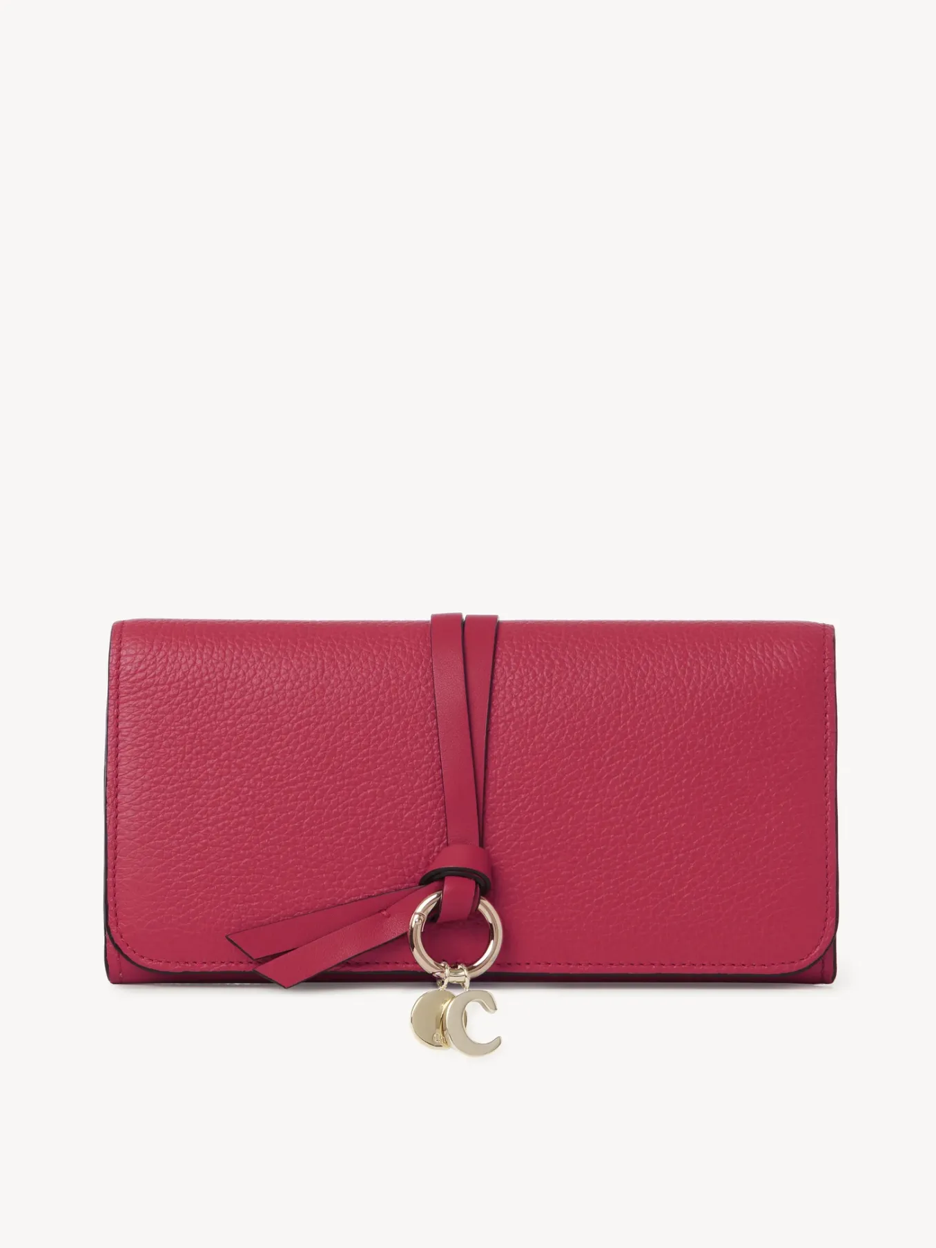 Portefeuilles Longs-Chloé Portefeuille Long A Rabat Alphabet Fizzy Pink