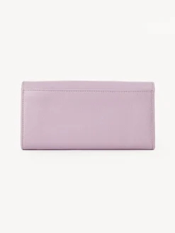 Portefeuilles Longs-Chloé Portefeuille Long A Rabat Lizzie Lavender Mist