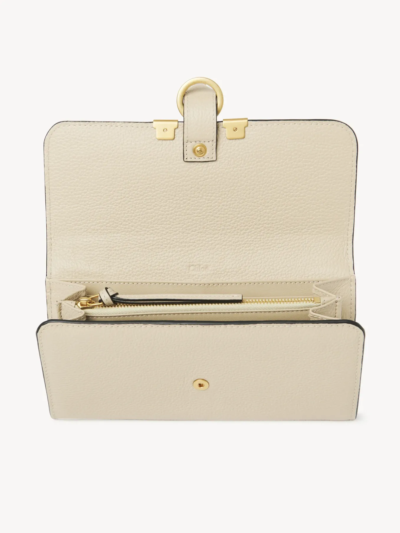 Portefeuilles Longs-Chloé Portefeuille Long A Rabat Marcie Root Beige