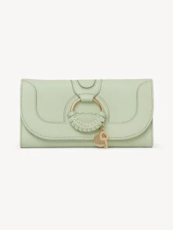 Portefeuilles Longs-Chloé Portefeuille Long Hana Pastel Green