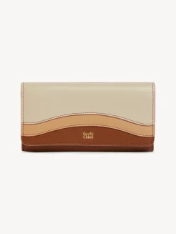 Portefeuilles Longs-Chloé Portefeuille Long Layers Caramel