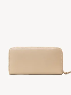 Portefeuilles Longs-Chloé Portefeuille Long Zippe Chloe Sense Cement Pink