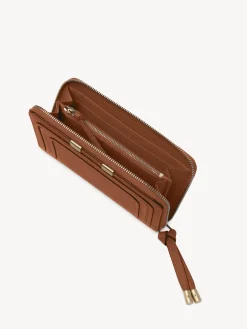 Portefeuilles Longs-Chloé Portefeuille Long Zippe Marcie Tan