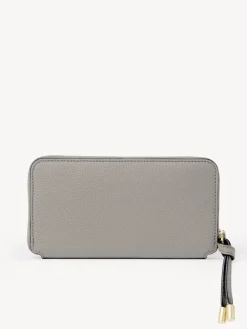 Portefeuilles Longs-Chloé Portefeuille Long Zippe Marcie Cashmere Grey