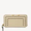 Portefeuilles Longs-Chloé Portefeuille Long Zippe Marcie Root Beige