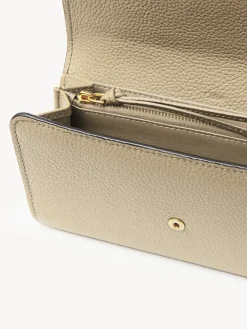Portefeuilles Longs-Chloé Portefeuille Long Zippe Marcie Root Beige