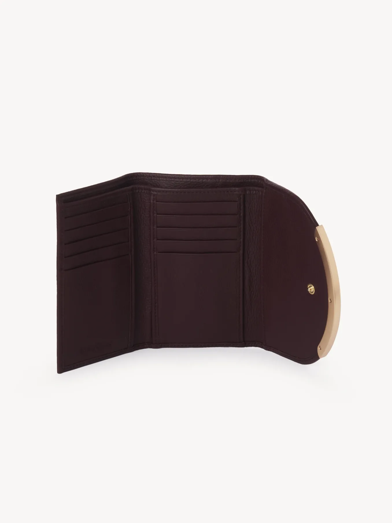 Portefeuilles Compacts-Chloé Portefeuille Moyen A Rabat Lizzie Full Violine