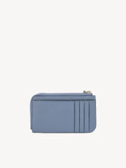 Porte-Cartes-Chloé Porte-Monnaie Alphabet Avec Fentes Pour Cartes Shady Cobalt