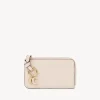 Porte-Cartes-Chloé Porte-Monnaie Alphabet Avec Fentes Pour Cartes Nude