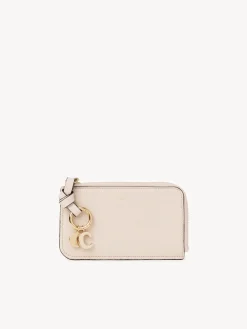 Porte-Cartes-Chloé Porte-Monnaie Alphabet Avec Fentes Pour Cartes Nude