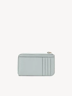 Porte-Cartes-Chloé Porte-Monnaie Alphabet Avec Fentes Pour Cartes Icy Blue